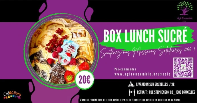 Affiche Box Lunch Sucré 2026