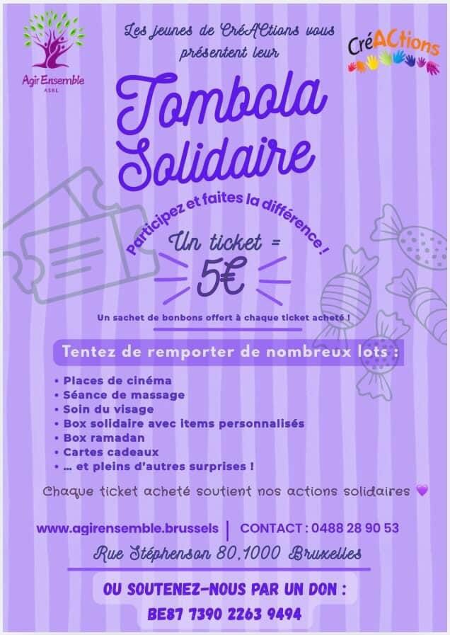 Affiche Tombola Solidaire