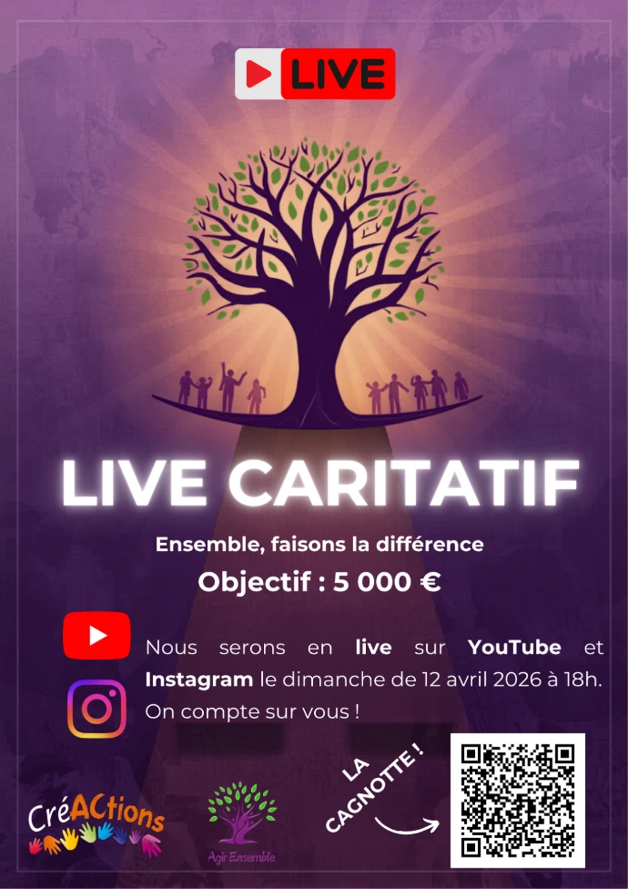 Affiche Live Caritatif